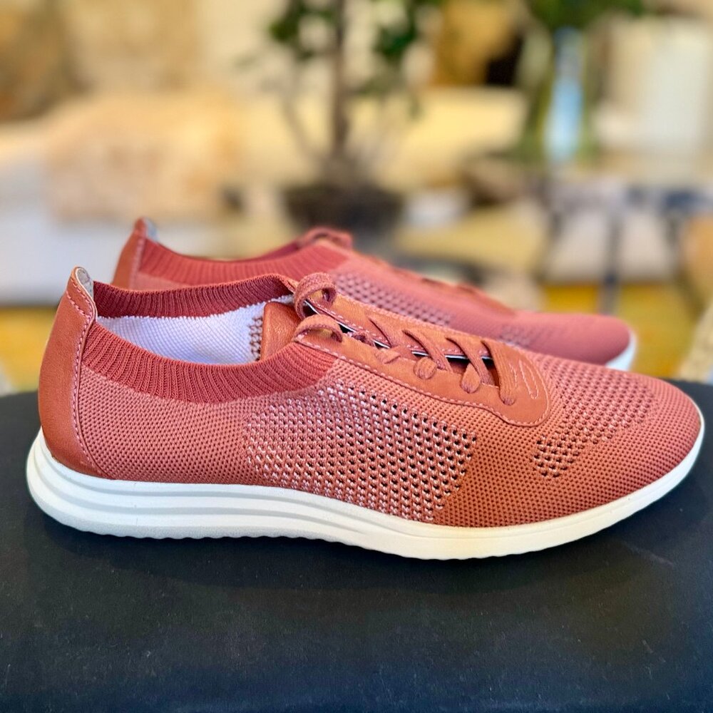 Sofft Novella Burnt Orange Lace Up Sneakers - The Perfect Autumnal Sneaker - Picture 4 of 9